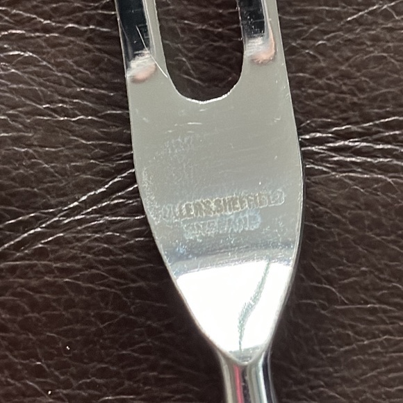 Set Of Two Sheffield England Stainless Steel Hollow Ground Knife And Fork 🍴 - Picture 4 of 5
